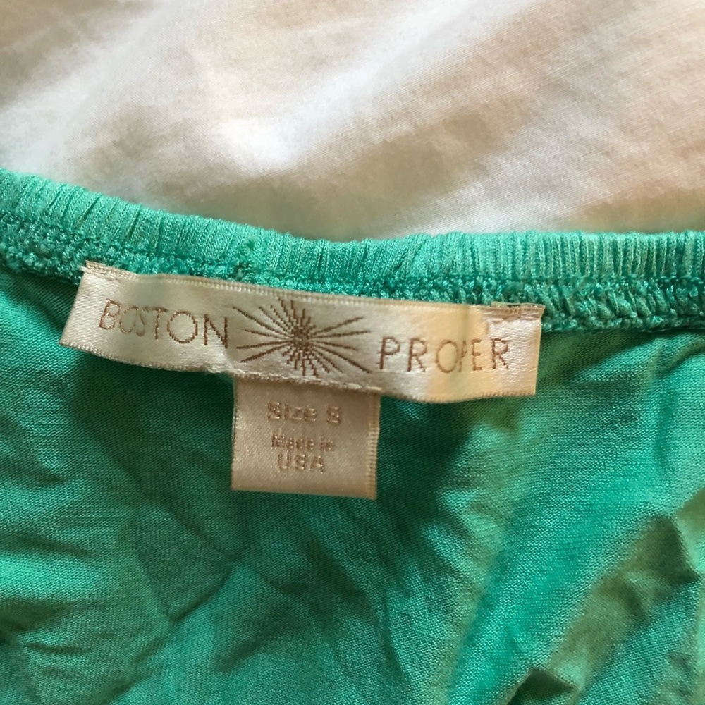 Boston Proper Ruffle Overlay Top - Picture 6 of 6